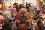 Puzzle pro děti Trefl 160 dílků Zvířecí selfie
