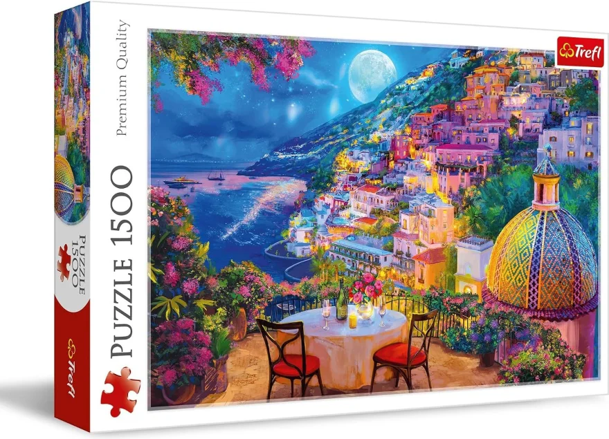 Puzzle Trefl 1500 dílků Rande v Positanu