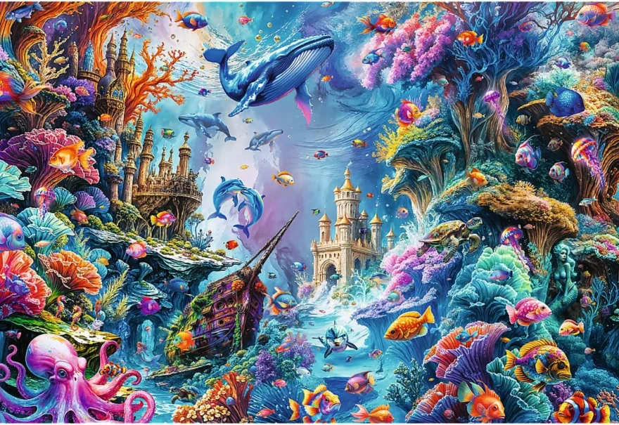 Puzzle Trefl 1500 dílků Podmořský svět