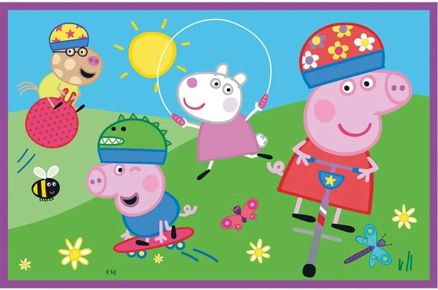 Puzzle pro děti Trefl 2x24 dílků Prasátko Peppa 2v1