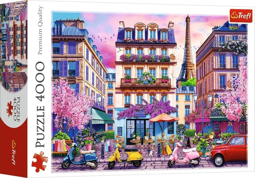 Puzzle Trefl 4000 dílků Jaro v Paříži