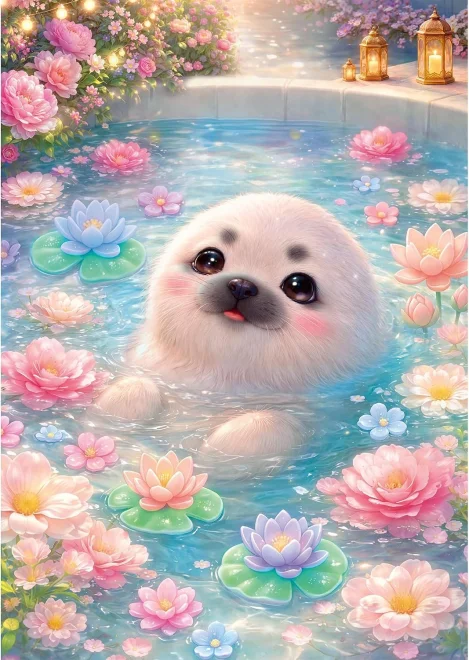 Puzzle Trefl 500 dílků Cuteness Overload: Roztomilý tuleň