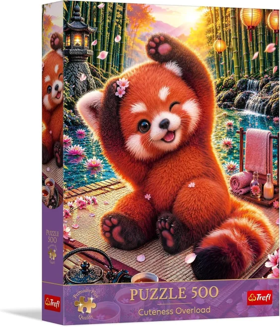 Puzzle Trefl 500 dílků Cuteness Overload: Rozkošná panda