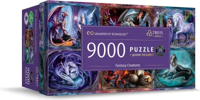 Puzzle Trefl 9000 dílků Kouzelní tvorové