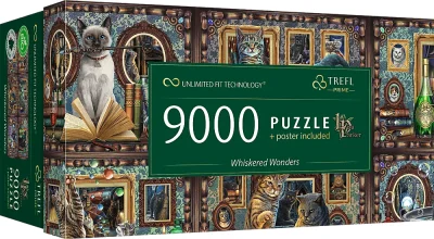 Puzzle Trefl 9000 dílků Kočičí kouzlo
