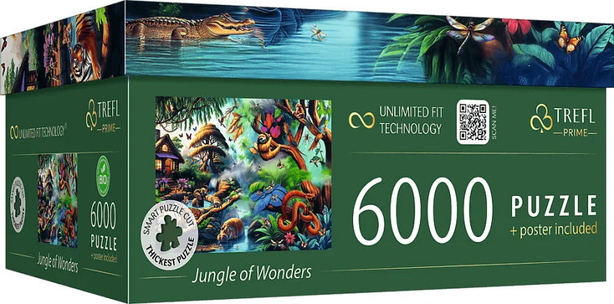 Puzzle Trefl 6000 dílků Džungle zázraků