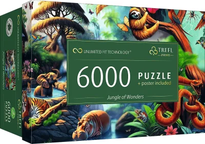 Puzzle Trefl 6000 dílků Džungle zázraků