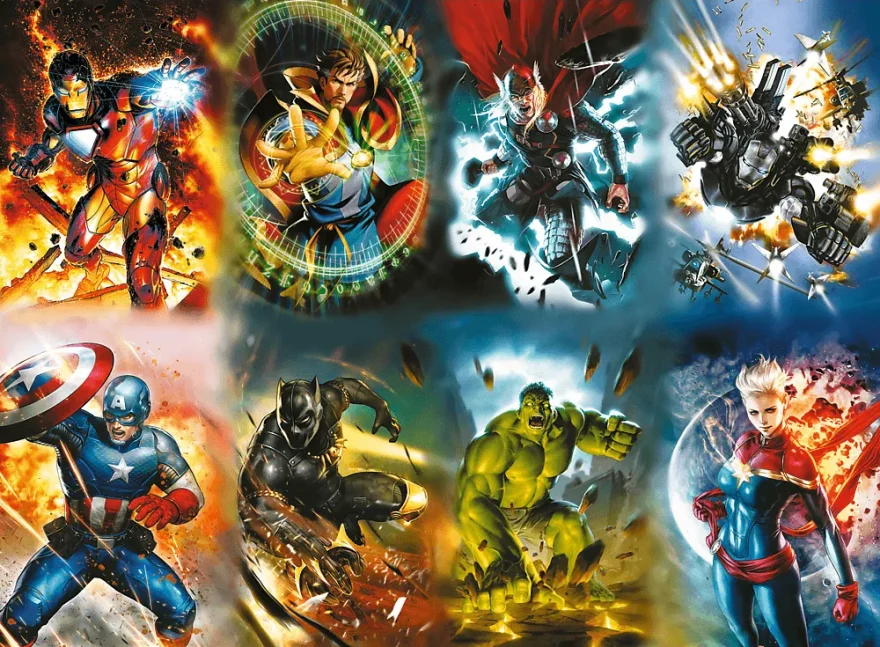 Puzzle Trefl 8000 dílků Avengers: Legendy v akci