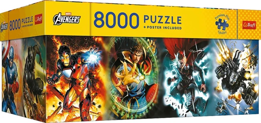 Puzzle Trefl 8000 dílků Avengers: Legendy v akci