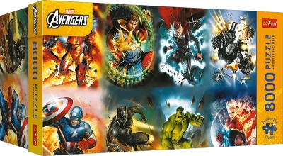 Puzzle Trefl 8000 dílků Avengers: Legendy v akci