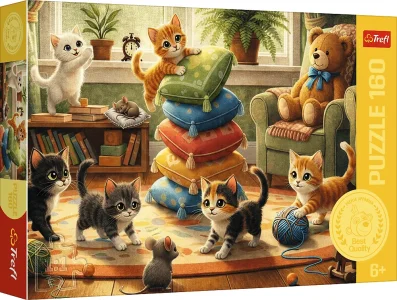 Puzzle pro děti Trefl 160 dílků Kočičí neplechy