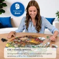 Kulaté puzzle Ravensburger 500 dílků Farma Diddly Squat