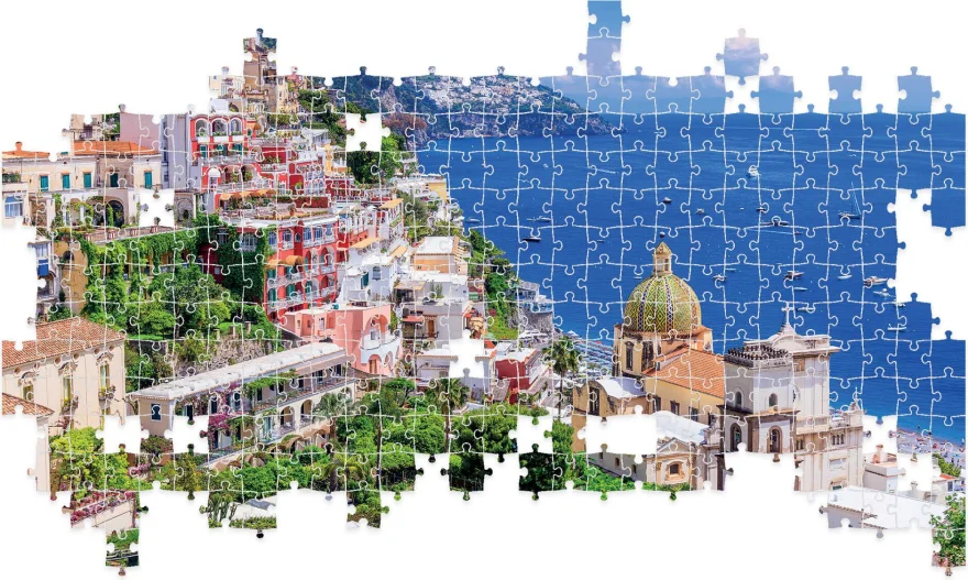 Puzzle Lisciani 500 dílků Amalfitánské pobřeží, Itálie