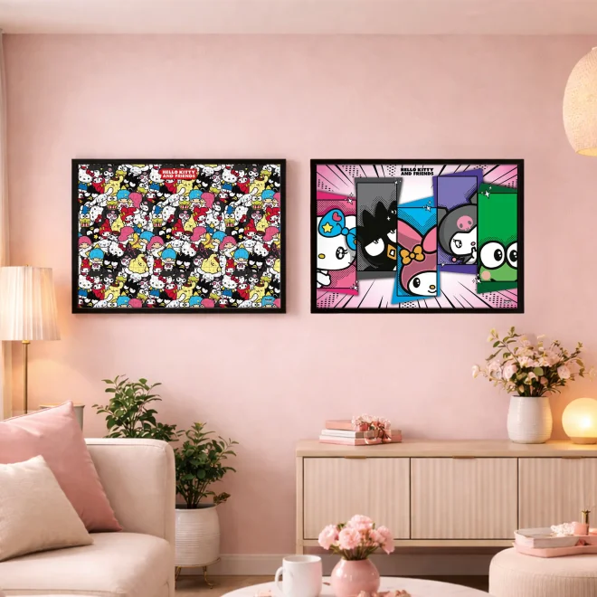 Puzzle Lisciani 1000 dílků Hello Kitty a přátelé