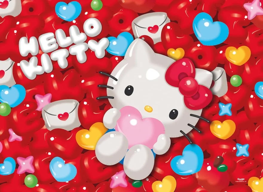 Puzzle Lisciani 1000 dílků Hello Kitty
