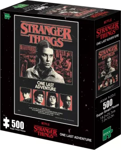 Miniaturní puzzle Epoch 500 extra malých dílků Stranger Things: Poslední dobrodružství