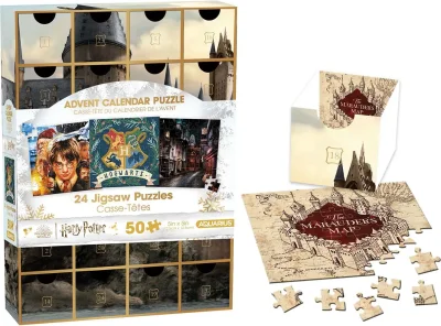 Puzzle Adventní kalendář AQUARIUS  Harry Potter 24x50 dílků