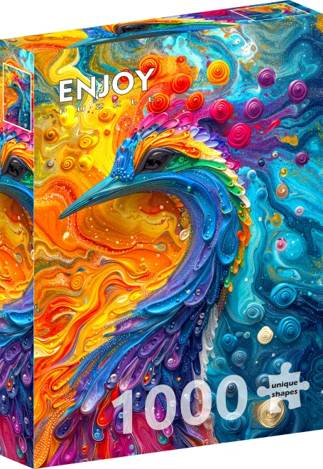 Puzzle Enjoy 1000 dílků Mramorové peří