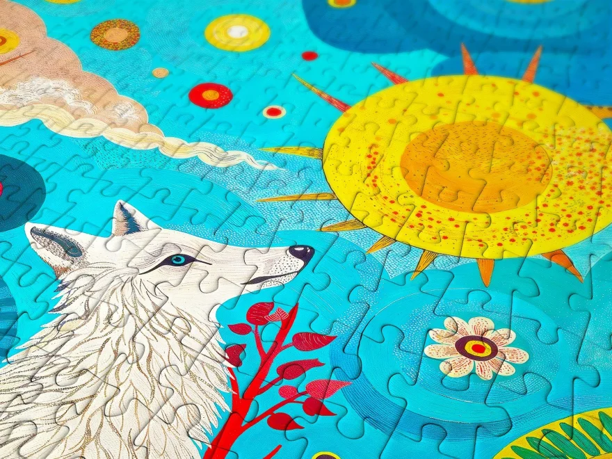 Puzzle Enjoy 1000 dílků Bílý strážce
