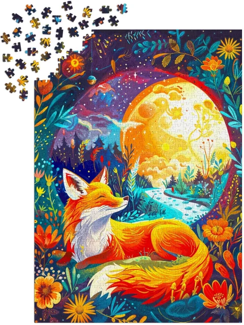 Puzzle Enjoy 1000 dílků Měsíční liška