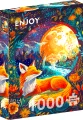 Puzzle Enjoy 1000 dílků Měsíční liška