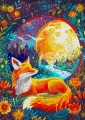 Puzzle Enjoy 1000 dílků Měsíční liška