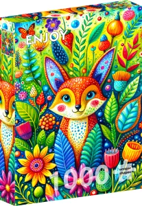 Puzzle Enjoy 1000 dílků Zahradní návštěvník