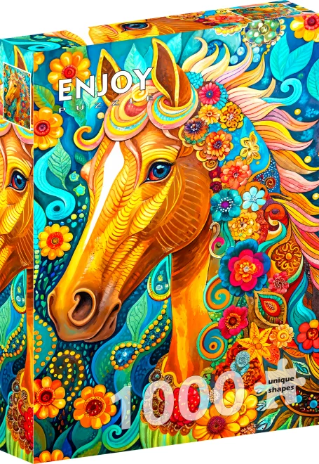Puzzle Enjoy 1000 dílků Kvetoucí koňská hříva