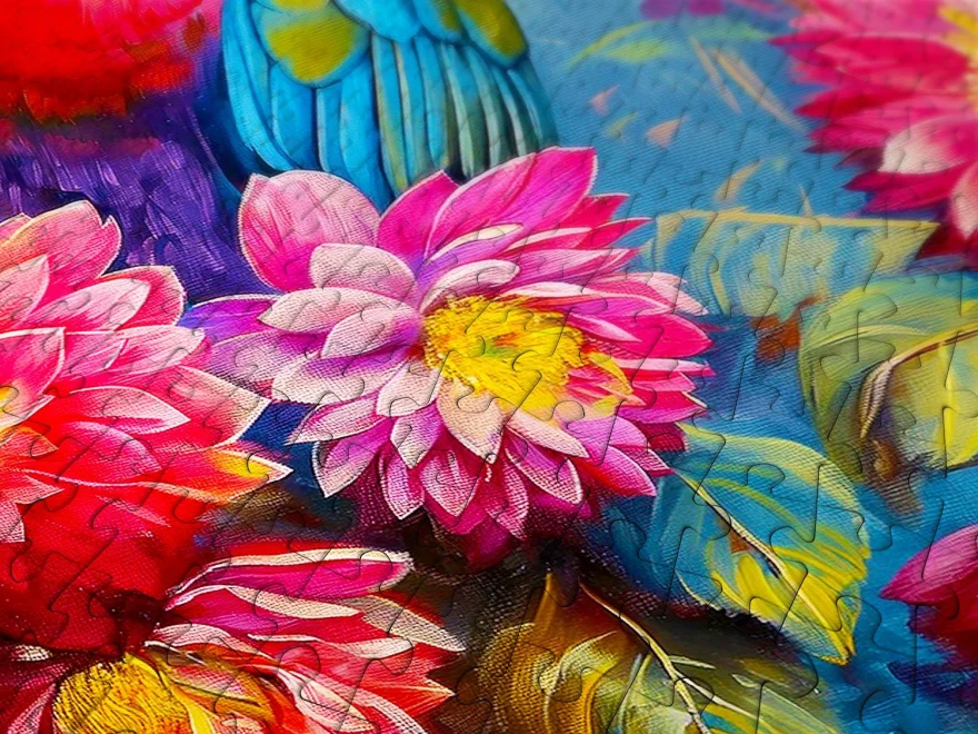 Puzzle Enjoy 1000 dílků Tropičtí společníci
