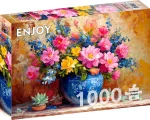 Puzzle Enjoy 1000 dílků Růžový koutek