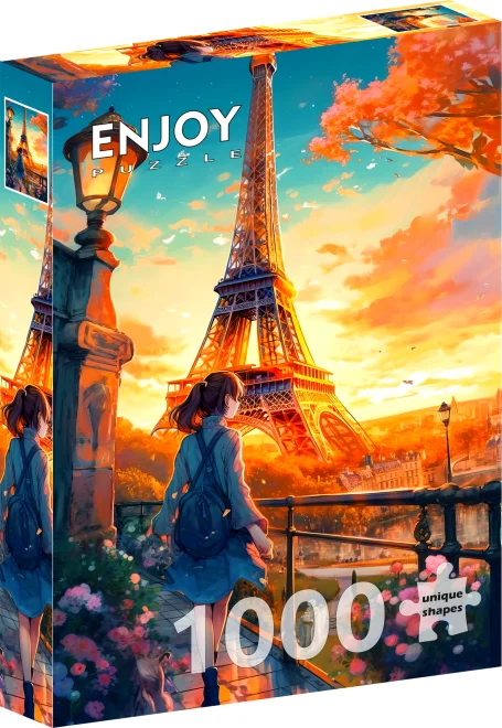 Puzzle Enjoy 1000 dílků Pařížské toulky