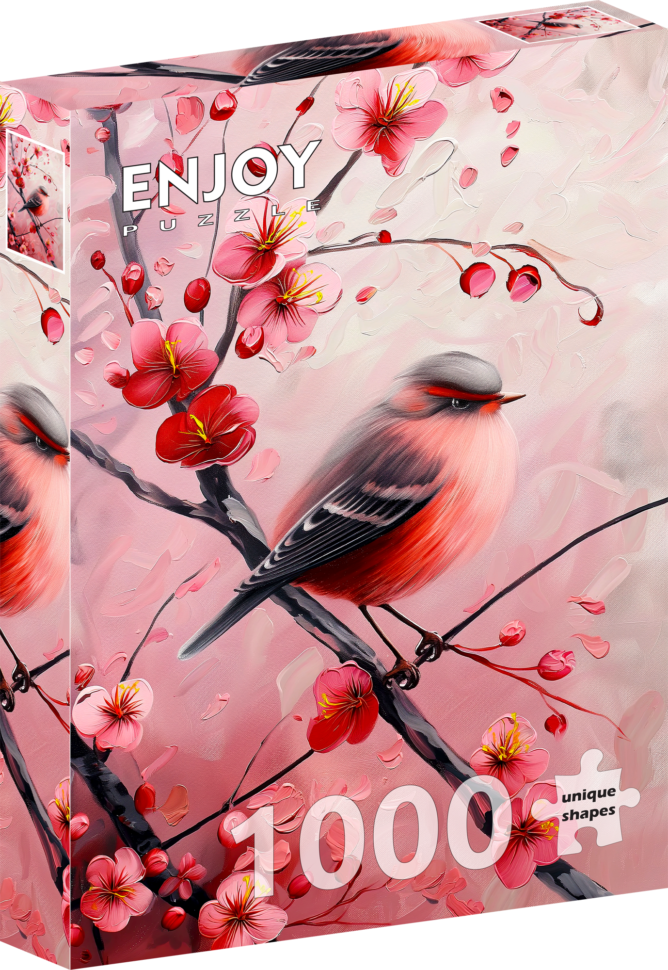 Puzzle Enjoy 1000 dílků Rubínový ptáček