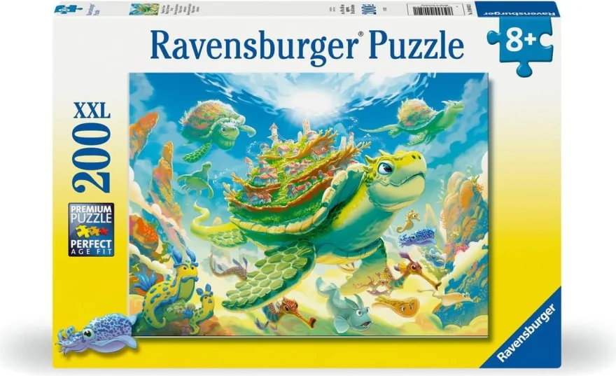 Puzzle pro děti Ravensburger 200 dílků XXL Kouzelný podmořský svět