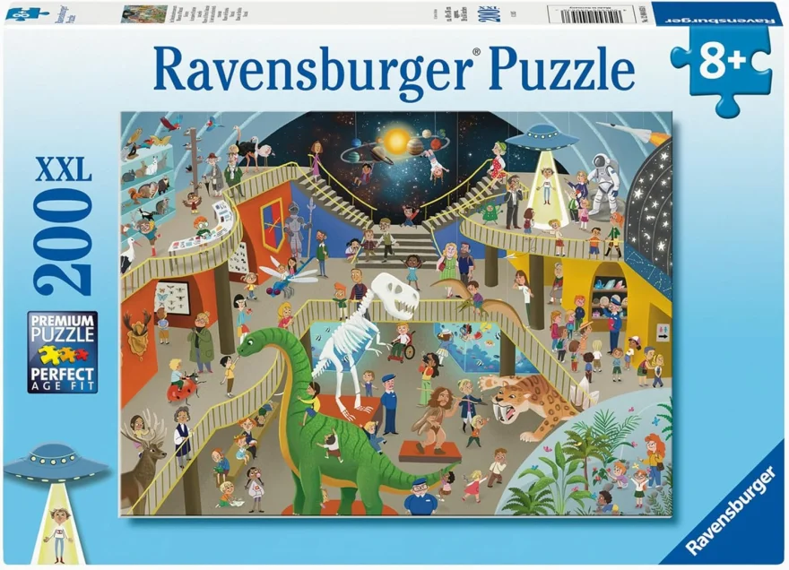 Puzzle pro děti Ravensburger 200 dílků XXL Přírodovědné muzeum