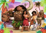 Puzzle sada Ravensburger 4x100 dílků Vaiana 2: Dobrodružství v Oceánii 4v1
