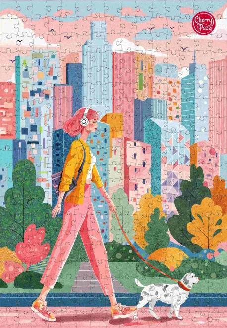 Puzzle Cherry Pazzi 300 dílků Městská atmosféra