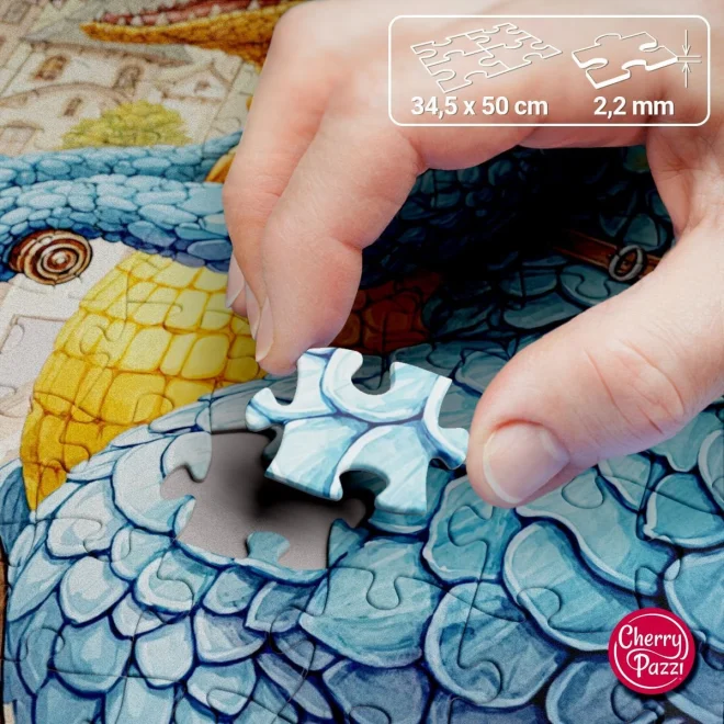 Puzzle Cherry Pazzi 300 dílků Roztomilost na kolečkách