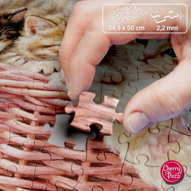Puzzle Cherry Pazzi 300 dílků Košík plný lásky