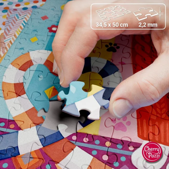 Puzzle Cherry Pazzi 300 dílků Zamilovaná koťata