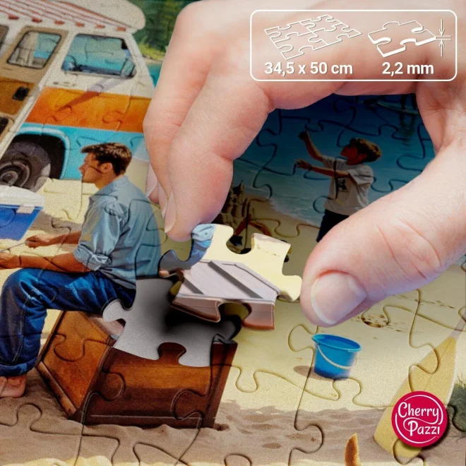Puzzle Cherry Pazzi 300 dílků Tábořiště a klid