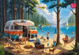 Puzzle Cherry Pazzi 300 dílků Tábořiště a klid