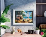 Puzzle Cherry Pazzi 300 dílků Tábořiště a klid