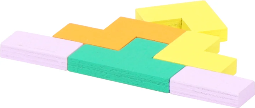 Dřevěný hlavolam LogicFun  Polyforms puzzle