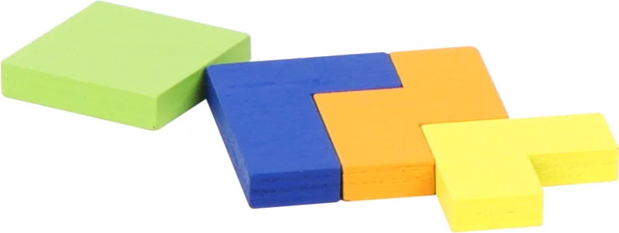 Dřevěný hlavolam LogicFun  Polyforms puzzle