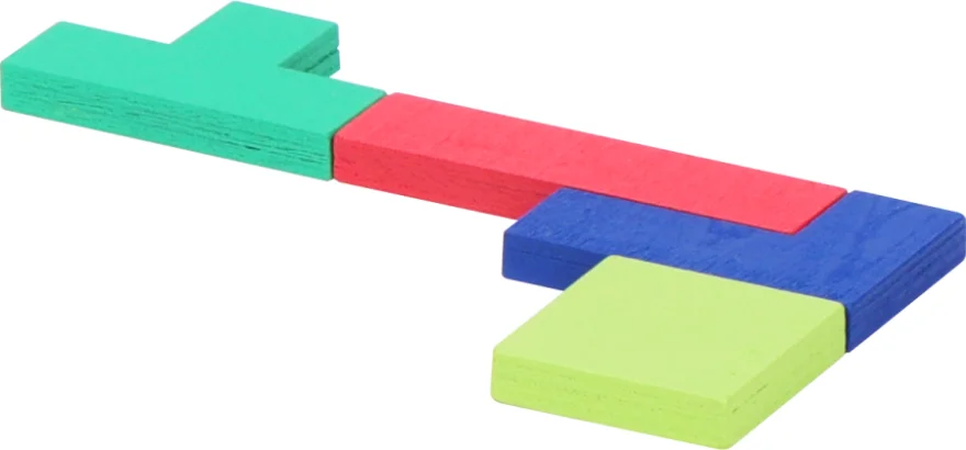 Dřevěný hlavolam LogicFun  Polyforms puzzle