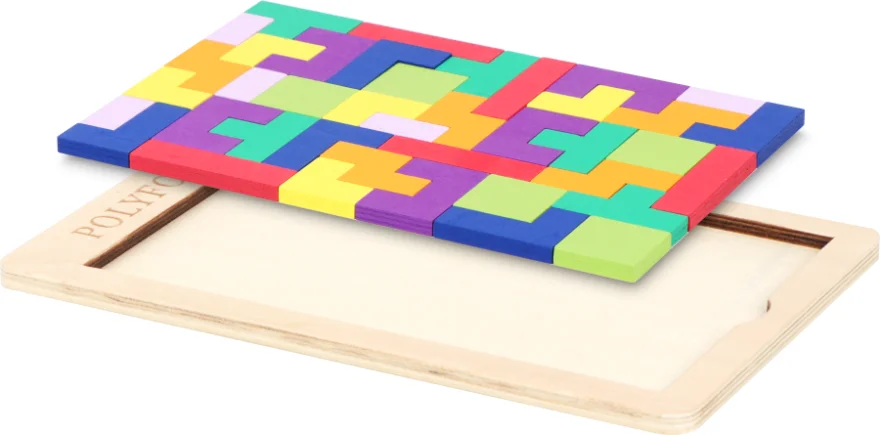 Dřevěný hlavolam LogicFun  Polyforms puzzle