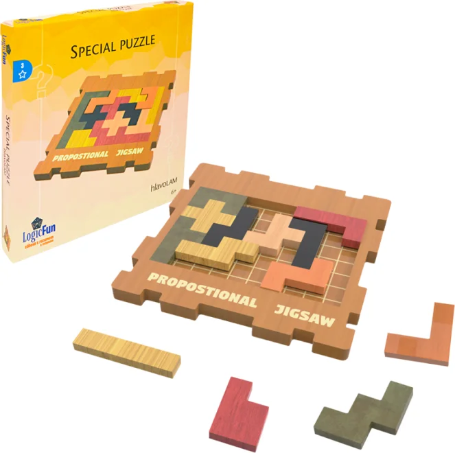 Dřevěný hlavolam LogicFun  Special puzzle
