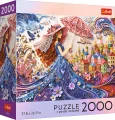 Puzzle Trefl 2000 dílků Dáma se slunečníkem