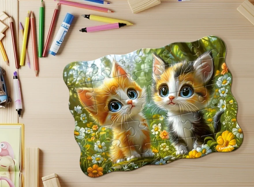 Puzzle pro děti Castorland 30 dílků Roztomilá koťata