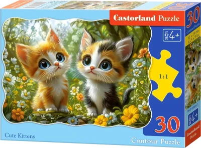 Puzzle pro děti Castorland 30 dílků Roztomilá koťata